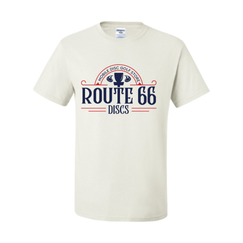 Route 66 Discs Logo Tee